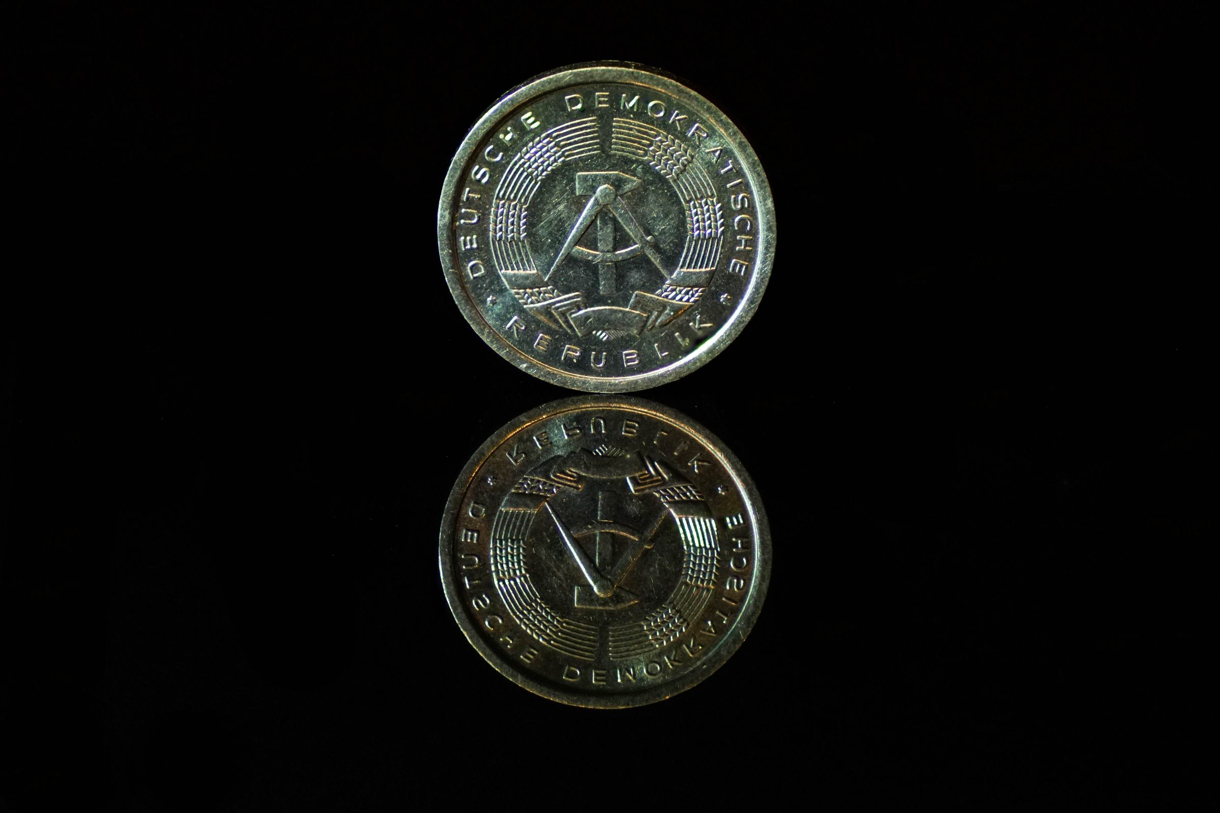 DDR 1 Pfennig Rückseite